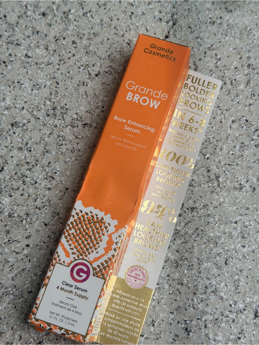 GrandeBROW Brow Enhancing Serum — Orange